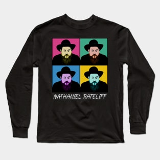 Nathaniel Rateliff 80s Pop Art Style Long Sleeve T-Shirt